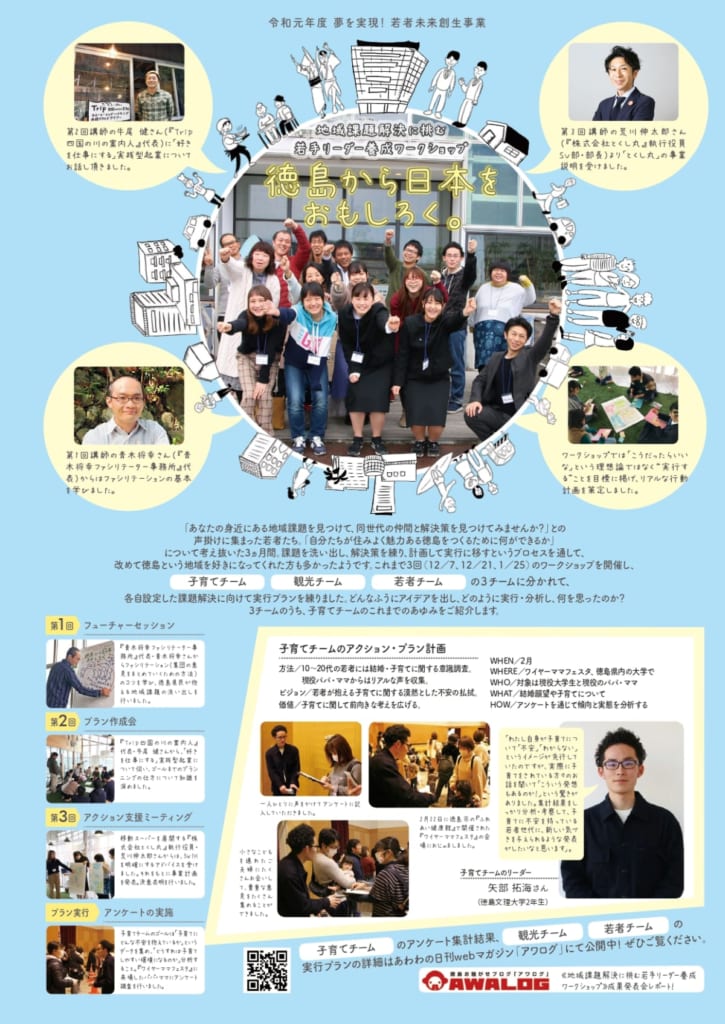 地域課題解決に挑む若手リーダー養成ワークショップ 成果発表会レポート 日刊あわわ
