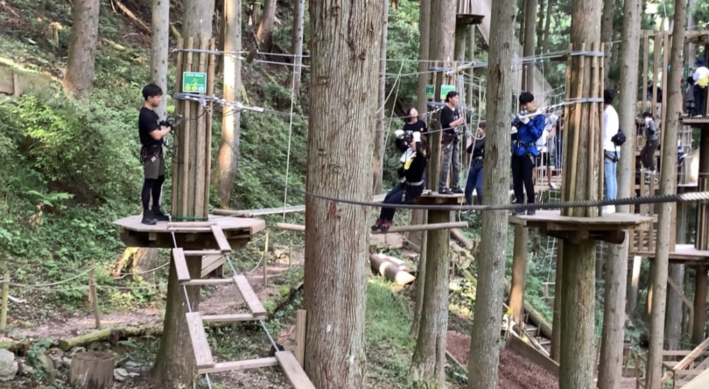 自然の中でアスレチック フォレストアドベンチャー 祖谷 に行ってきた 日刊あわわ