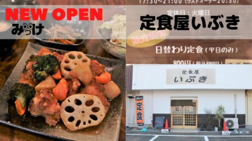 【9月OPEN】定食屋いぶき(小松島市神田瀬町）毎日通っても飽きない定食専門店。