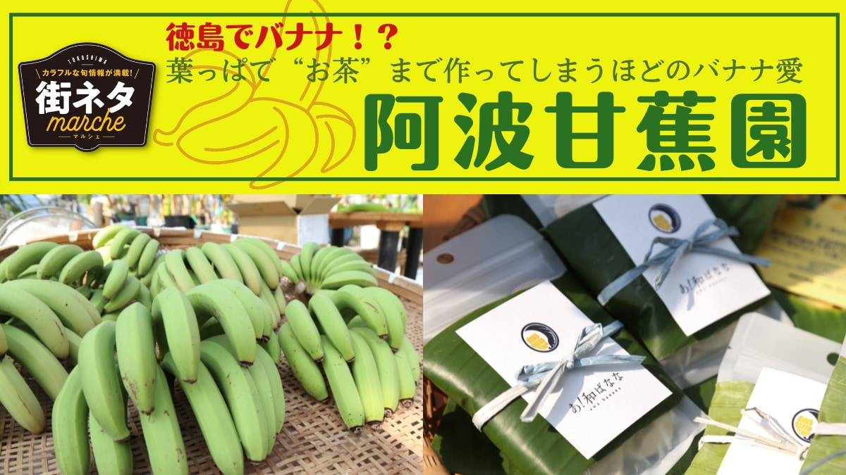 街ネタ 阿波甘蕉園 あわかんしょうえん 阿波市吉野町 徳島でバナナ 葉っぱで お茶 まで作ってしまうほどのバナナ愛 日刊あわわ